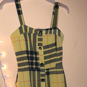 Charlotte Russell Plaid dress
